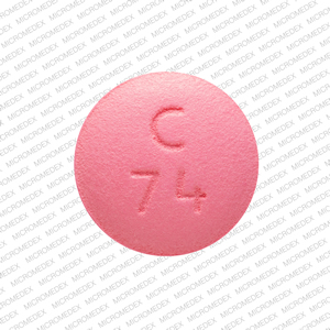 Metoprolol tartrate 50 mg C 74 Front