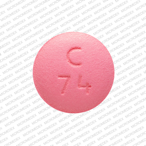Metoprolol tartrate 50 mg C 74 Front