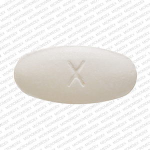 Pill X 33 White Oval is Amoxicillin and Clavulanate Potassium