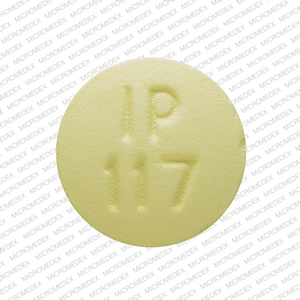 Hydrocodone bitartrate and ibuprofen 10 mg / 200 mg IP 117 Front
