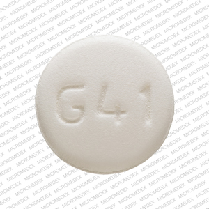 Pill G41 25 White Round is Carvedilol