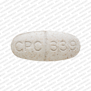 Fiber-lax calcium polycarbophil 625 mg CPC 339 Front