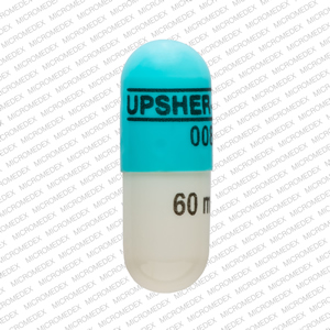 Propranolol hydrochloride extended release 60 mg UPSHER-SMITH 0084 60mg Front