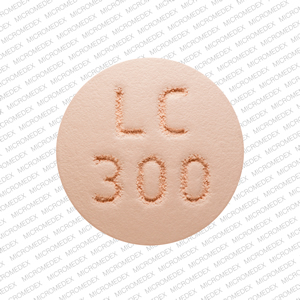 Lithium carbonate extended release 300 mg M LC 300 Back