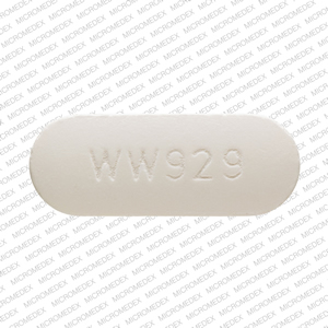 Ciprofloxacin hydrochloride 750 mg WW929 Front