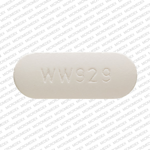 Ciprofloxacin hydrochloride 750 mg WW929 Front