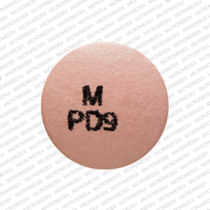 Paliperidone extended-release 9 mg M PD9 Front