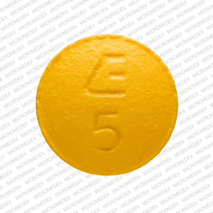 Benazepril hydrochloride 5 mg E 5 Front