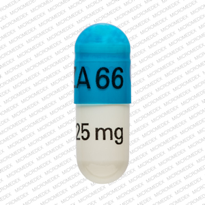 Divalproex sodium delayed-release (sprinkle) 125 mg ZA 66 125 mg Back