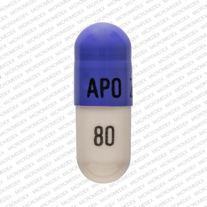 Ziprasidone hydrochloride 80 mg APO ZIP 80 Front