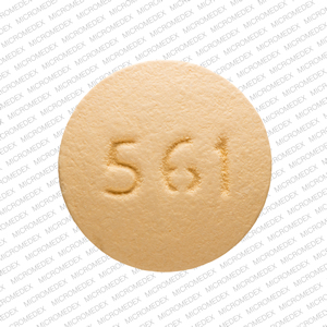 Pill Par 561 Beige Round is Lamotrigine Extended-Release