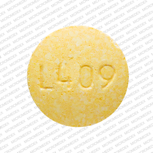 Pill L409 Yellow Round is Stay Awake