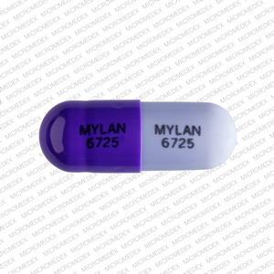 Zonisamide 25 mg MYLAN 6725 MYLAN 6725