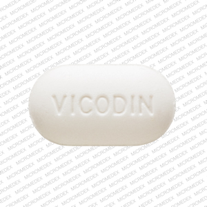 Vicodin 300 mg / 5 mg VICODIN 5 300 Back