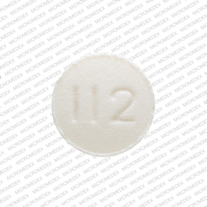 Pill N 112 White Round is Hydroxyzine Hydrochloride