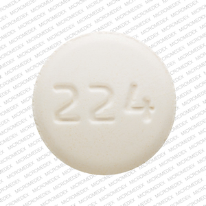 Lithium carbonate extended release 450 mg G 224 Front