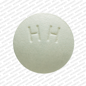 Ropinirole hydrochloride 1 mg HH 974 Back