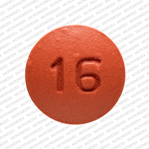 Quinapril hydrochloride 20 mg D 16 Back