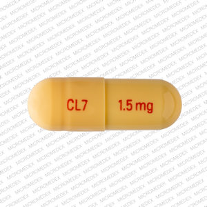 Rivastigmine tartrate 1.5 mg CL7 1.5 mg