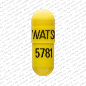 Nitrofurantoin (macrocrystals) 100 mg WATSON 5781 Front