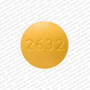 2632 V Pill Yellow Round 7 00mm Drugs Com Pill Identifier