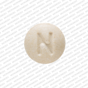 Pill N 050 White Round is Nature-Throid