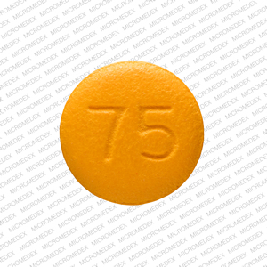 Nucynta tapentadol 75 mg O-M 75 Back