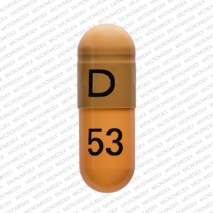 Pill D 53 is Tamsulosin Hydrochloride 0.4 mg