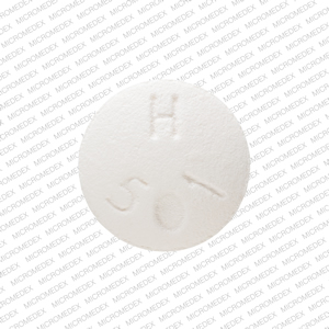 Pill H 501 White Round is Hydroxyzine Hydrochloride