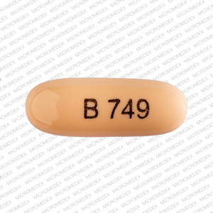 Pill B 749 Brown Capsule-shape is Dutasteride