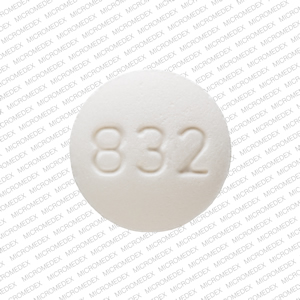 Oxybutynin chloride 5 mg 832 3 8 Front