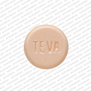 Hydrochlorothiazide 25 mg TEVA 2083 Back