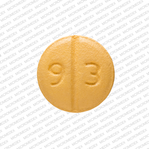 Pill 9 3 7206 Yellow Round is Mirtazapine
