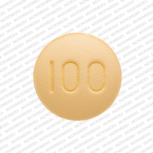 100 Q Pill Images Yellow Round
