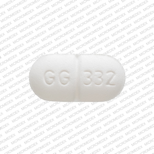 Levothyroxine sodium 50 mcg (0.05 mg) GG 332 50 Back