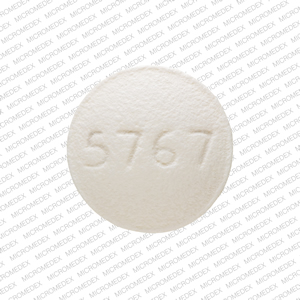 Olanzapine 2.5 mg TEVA 5767 Back
