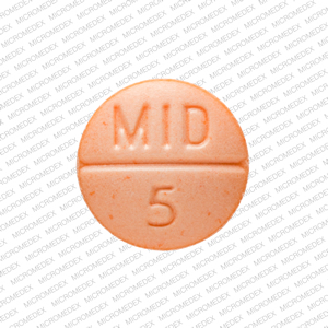 Midodrine hydrochloride 5 mg APO MID 5 Back