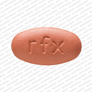 Pill rfx Pink Oval is Xifaxan