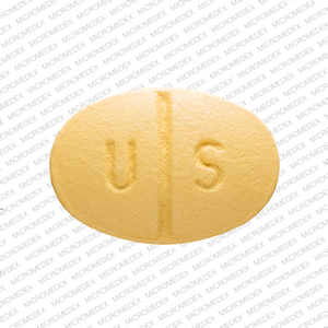 Pill U S 016 Yellow Oval is Folgard RX 2.2
