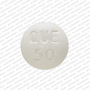 Quetiapine fumarate 50 mg APO QUE 50 Back