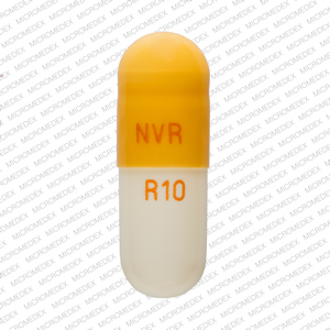 Pill NVR R10 White Capsule/Oblong is Ritalin LA