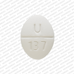 Clonidine hydrochloride 0.3 mg U 137 Front