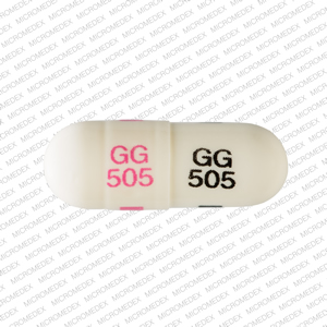Pill GG 505 GG 505 White Capsule-shape is Oxazepam