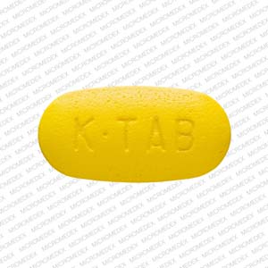 K-tab 10 mEq (750 mg) K-TAB a Back