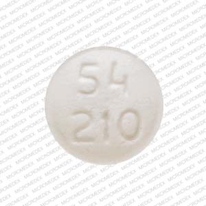 Methadone hydrochloride 5 mg 54 210 Front