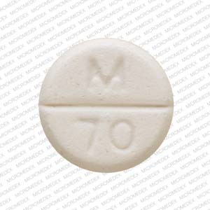 Clorazepate dipotassium 15 mg M 70 Front