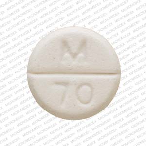 Clorazepate dipotassium 15 mg M 70 Front