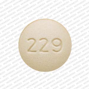 Oxymorphone hydrochloride extended-release 20 mg Logo (Actavis) 229 Back