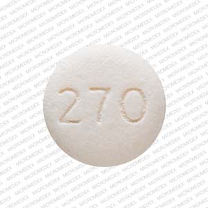 Morphine sulfate extended-release 15 mg Logo (Actavis) 270 Back