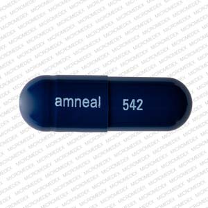 Potassium chloride extended-release 10 mEq  (750 mg) amneal 542